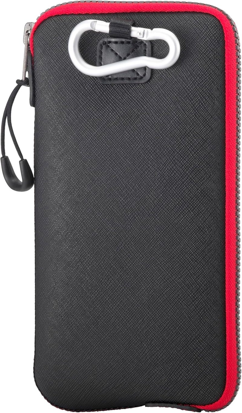 OneJoy Phone Sleeve Lightweight Cell Phone Pouch for Mobile Protection, Slim Fit and Durable, with Clip-on for Easy Carrying, Enough for 6.1" to 6.9" Cellphone [ Black ] - Image 1